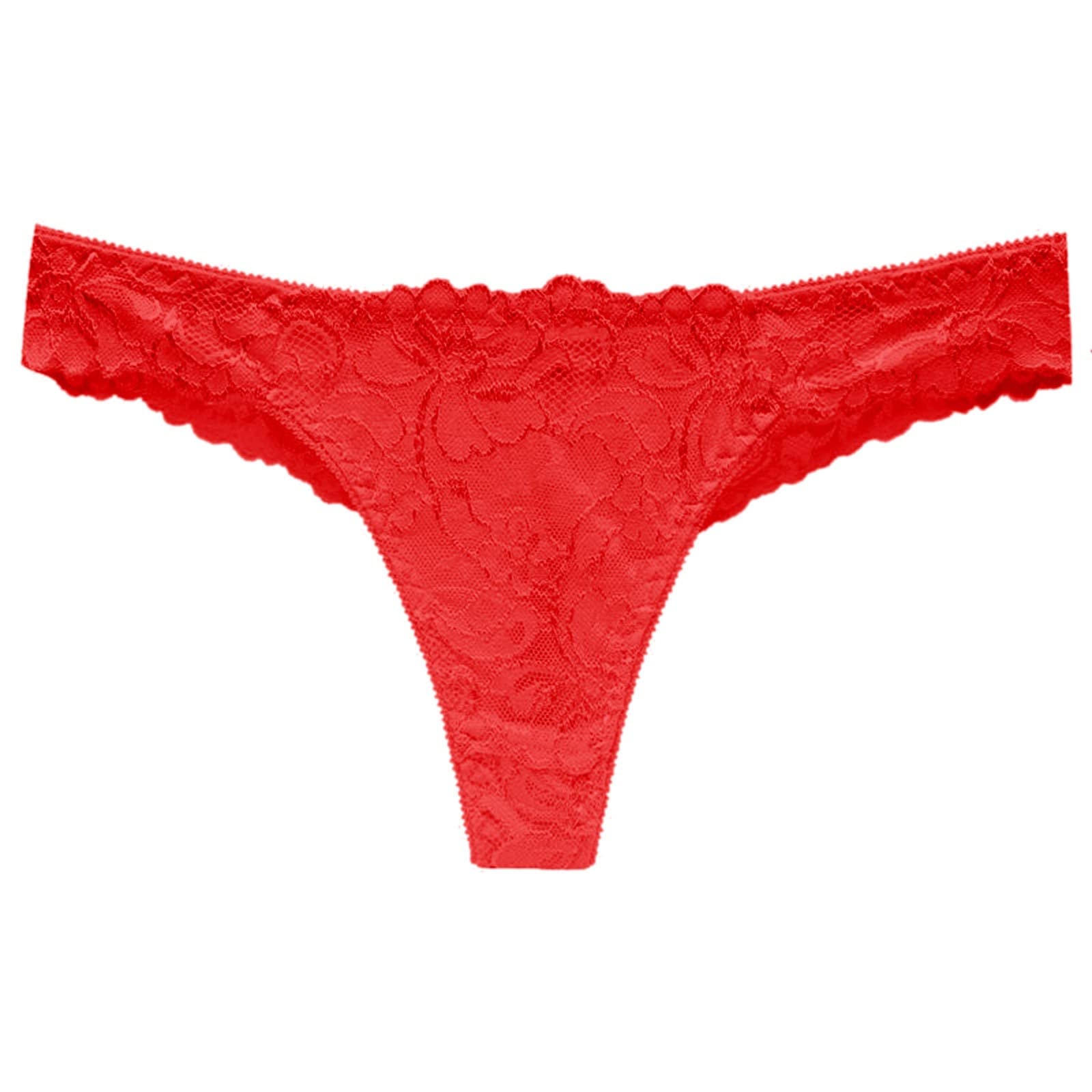 Sexy Women's Lace Thong Underwear - Low Waist Comfortable Briefs for Daily Wear & Special Occasions