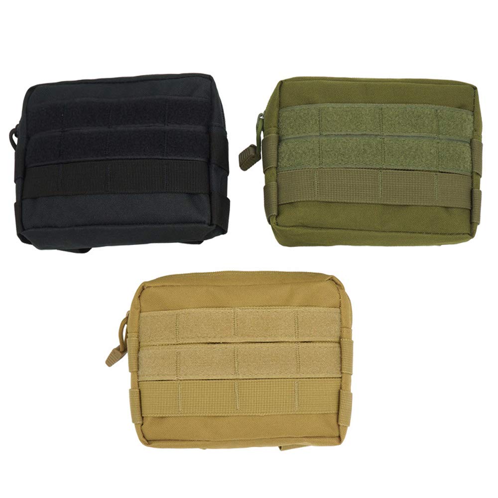 Tactical Waist Bag for Running & Outdoor - Military Molle EDC Handbag with Multiple Pockets - Perfect for Hiking, Gym, Travel & Everyday Carry (EDC)