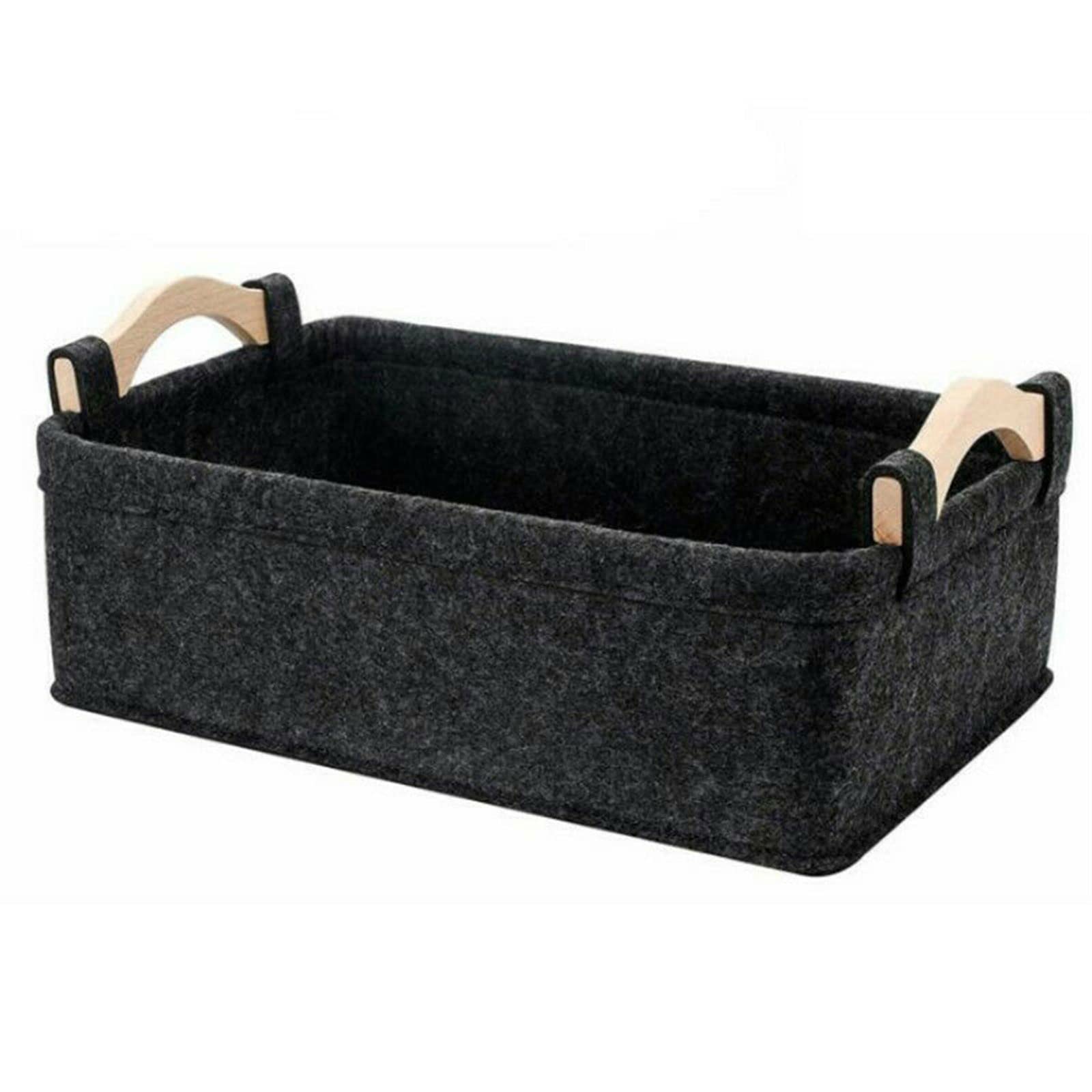 Portable Felt Storage Boxes & Baskets - Square Organizer for Home, Office, and Travel | Foldable Fabric Storage Solution for Closet, Toys, and Laundry