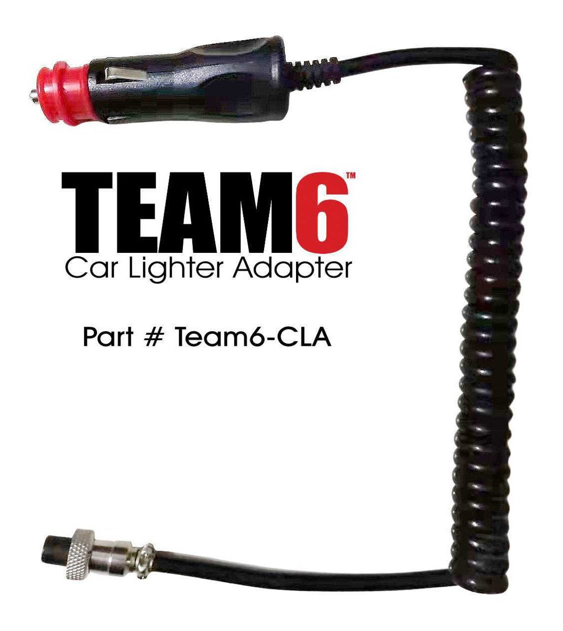 TEAM6 Dual USB Car Charger Adapter - Fast Charging 4.8A for iPhone, Android, Samsung - Perfect for Road Trips, Commuting & Emergency Power in Vehicles