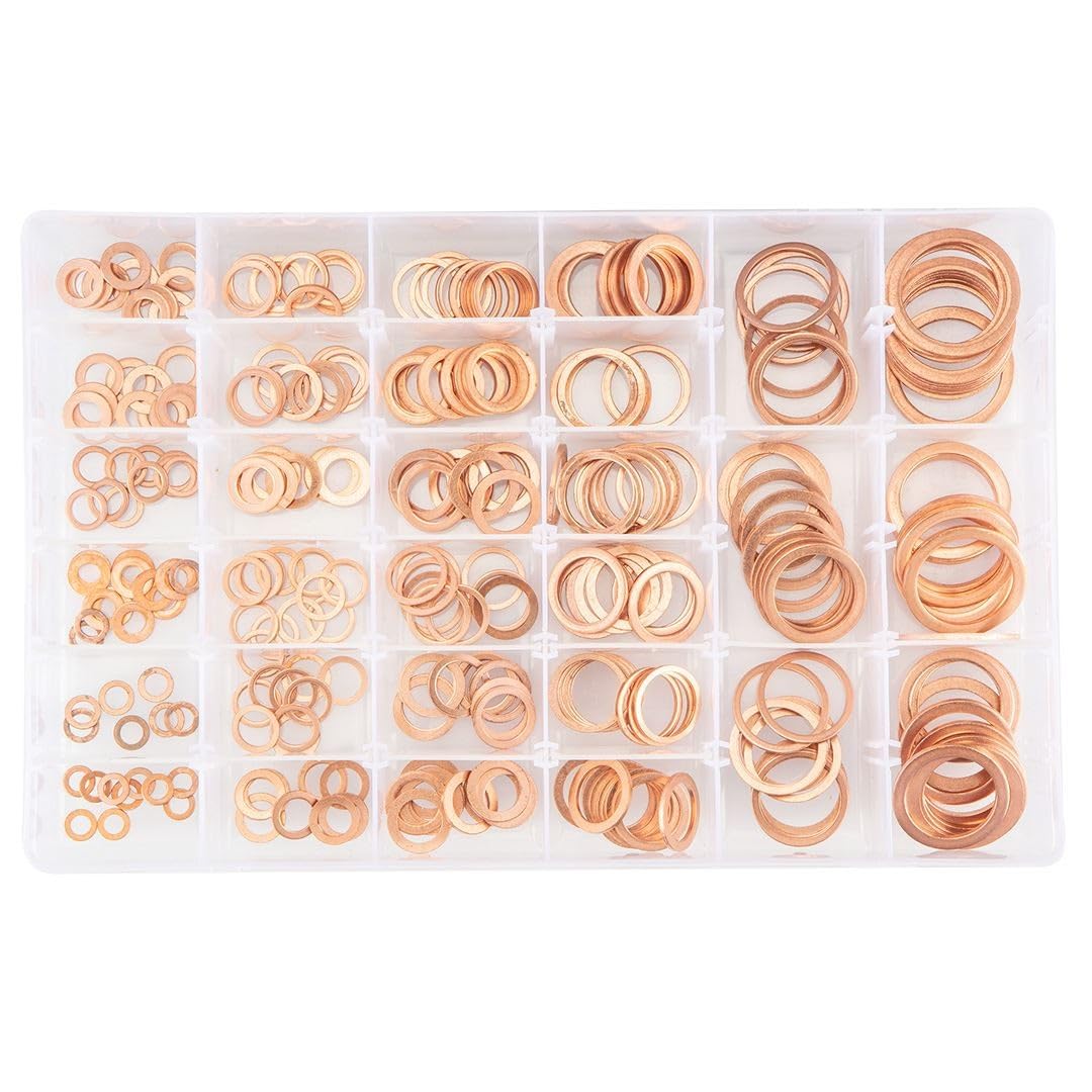 NEO TOOLS Copper Seal Ring 11-971 - High-Quality Gasket for Plumbing, Automotive & HVAC Applications