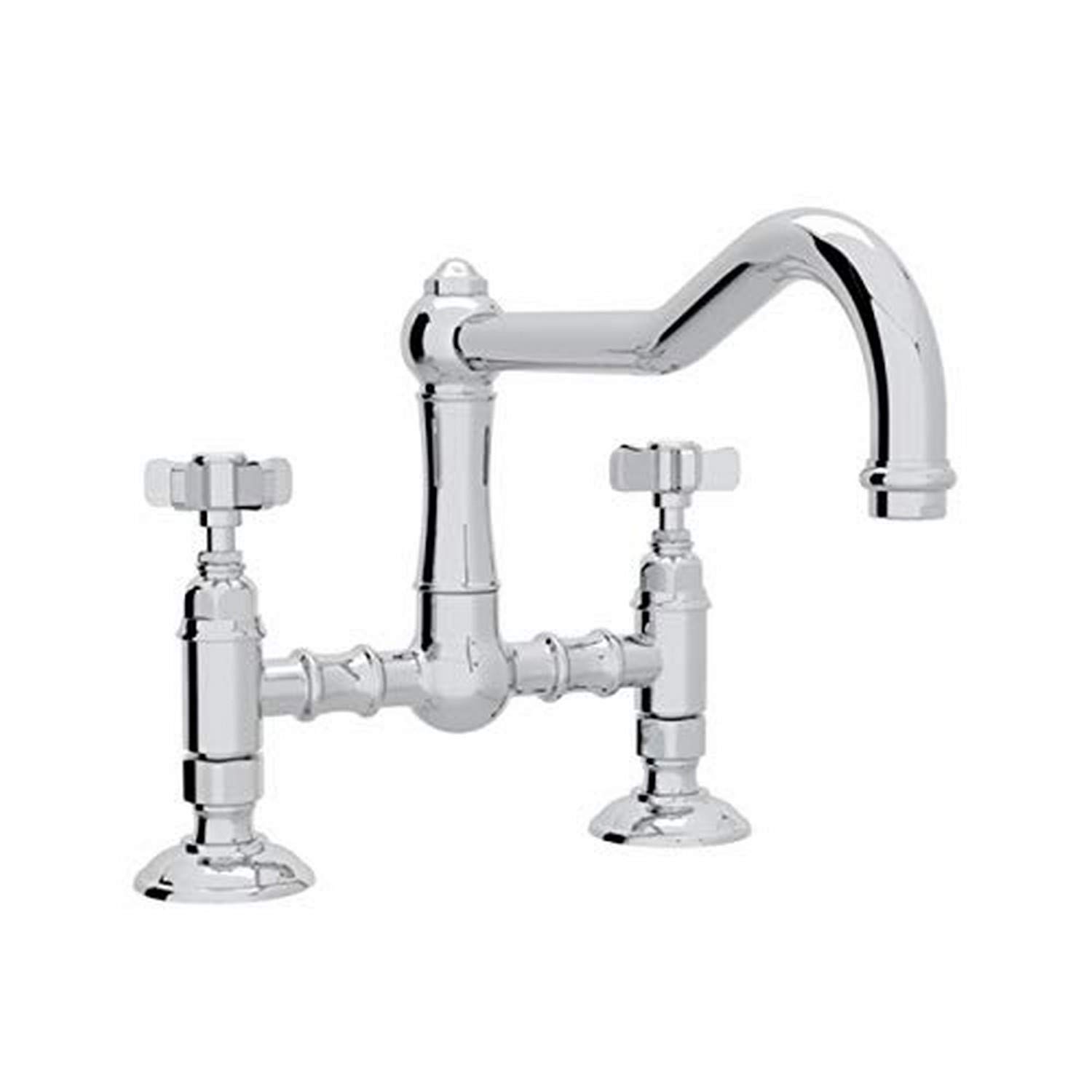 ROHL A1459XAPC-2 Polished Chrome Kitchen Faucet - High Arc Pull-Down Sprayer for Modern Farmhouse & Contemporary Kitchens
