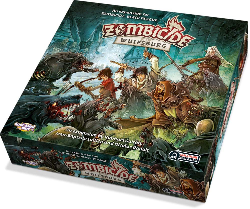Zombicide Black Plague Wulfsburg Expansion - Cooperative Strategy Board Game for Teens & Adults | Zombie Survival Game for 1-6 Players Ages 14+ | 60 Min Playtime | CMON | Perfect for Game Nights & Halloween Parties