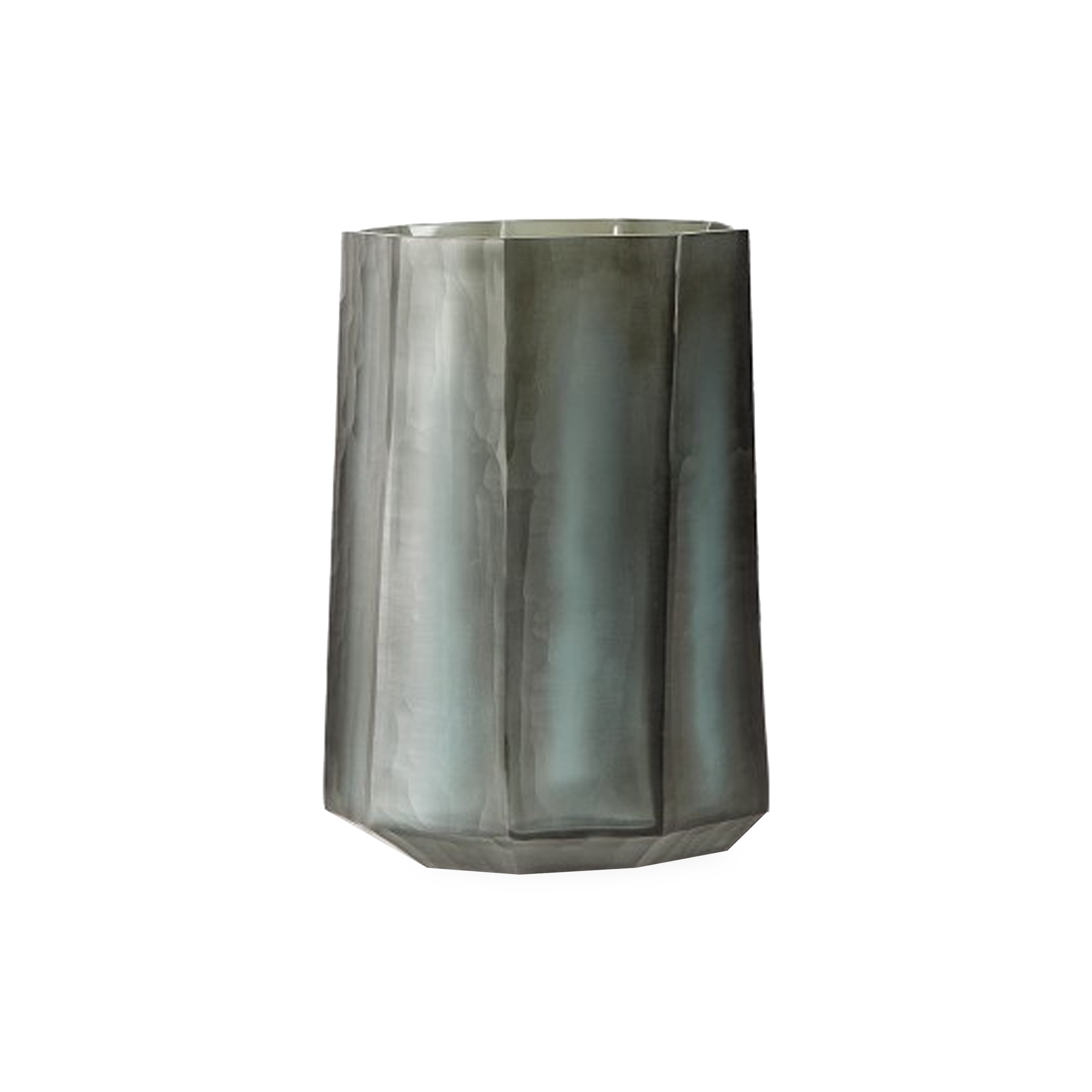 Elegant Fluted Glass Vase for Home Decor - Perfect for Fresh Flowers, Centerpieces, and Wedding Decorations