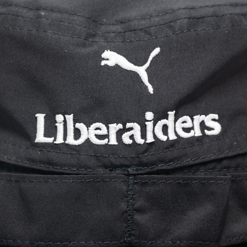 Liberaiders x Puma Bucket Hat - Black Unisex Adjustable Sun Hat for Outdoor Sports, Beach & Travel