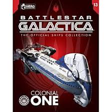 Battle Star Galactica Colonial One Official Starship Model - Collectible Sci-Fi Spaceship Replica for Display & Decor | Perfect for Fans, Collectors & Home Theater Decorations