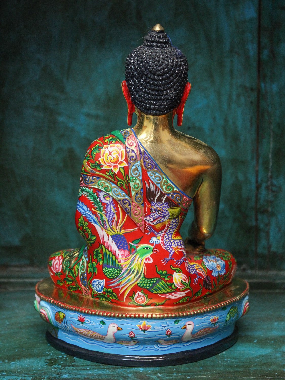 9 Inch Shakyamuni Buddha Statue - Handcrafted Meditation & Home Decor for Yoga, Zen Garden, and Spiritual Altar