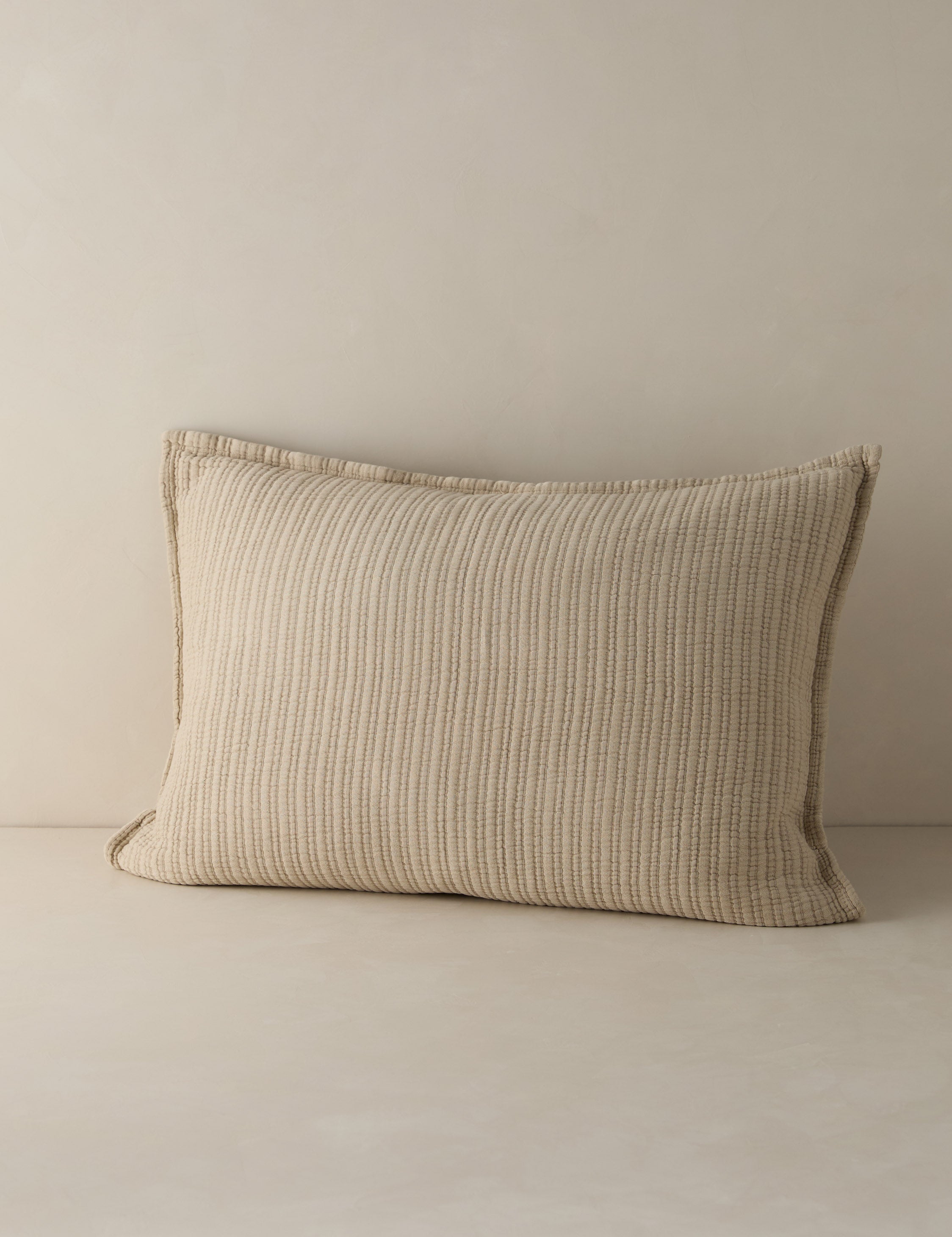Pom Pom at Home Chatham Cotton Matelasse Sham - Luxury Bedding for Master Bedroom & Guest Room Decor