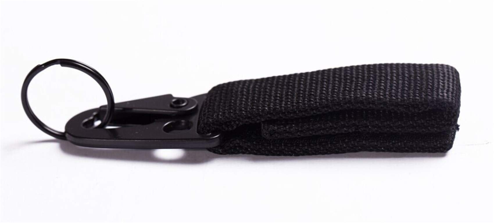 Andongnywell Tactical Key Ring Belt Holder - Durable Nylon Clips & MOLLE Hook for Outdoor Gear, Survival Equipment & Everyday Carry (Perfect for Hiking, Camping, EDC & Tactical Use)