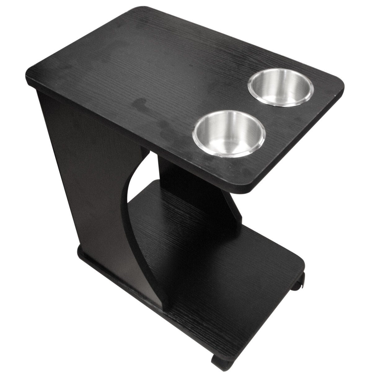 Premium Poker Table Drink Cart with Wheels - Rolling Side Table for Snacks, Beverages & Poker Accessories - Perfect for Game Nights & Casino Parties
