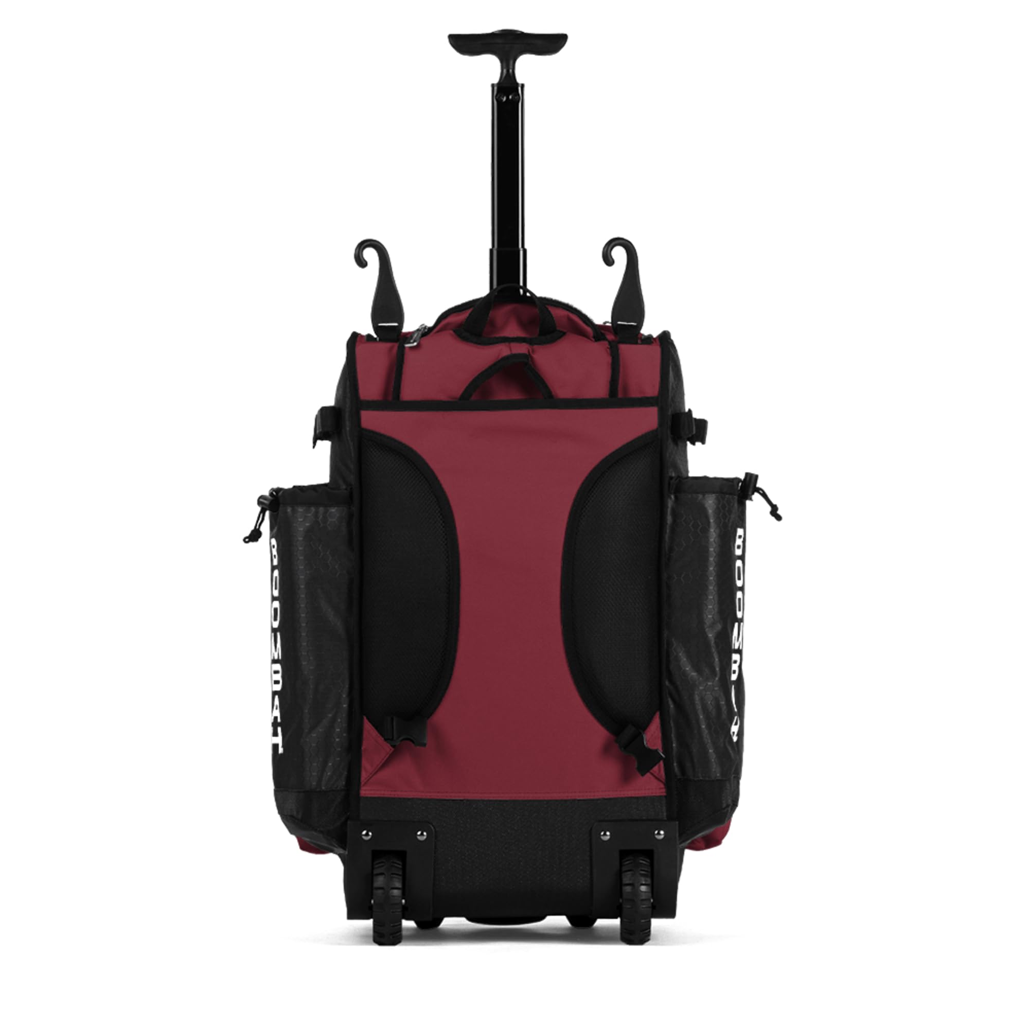 Boombah Superpack Hybrid Rolling Bat Bag - Wheeled & Backpack Baseball Bag for Travel & Games | Durable Sports Equipment for Baseball & Softball Players