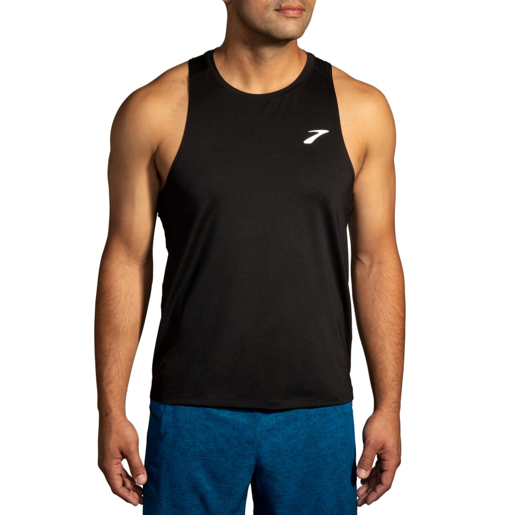 Brooks Atmosphere 2.0 Men's Running Singlet - Lightweight Performance Shirt for Marathon Training & Road Racing
