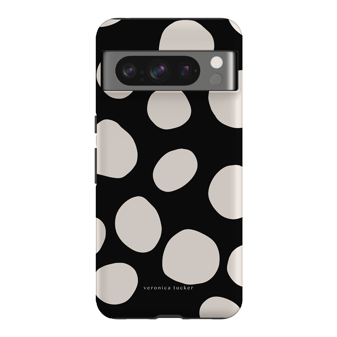 Premium Pebbles Noir Phone Case - Slim Protective Cover for iPhone & Samsung - Perfect for Everyday Use, Travel & Outdoor Activities