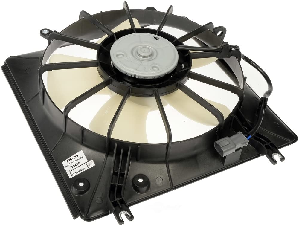 Dorman 620-235 Engine Cooling Fan Assembly Replacement for Honda Accord, Civic, CR-V - Perfect for Engine Overheating Prevention & Summer Driving