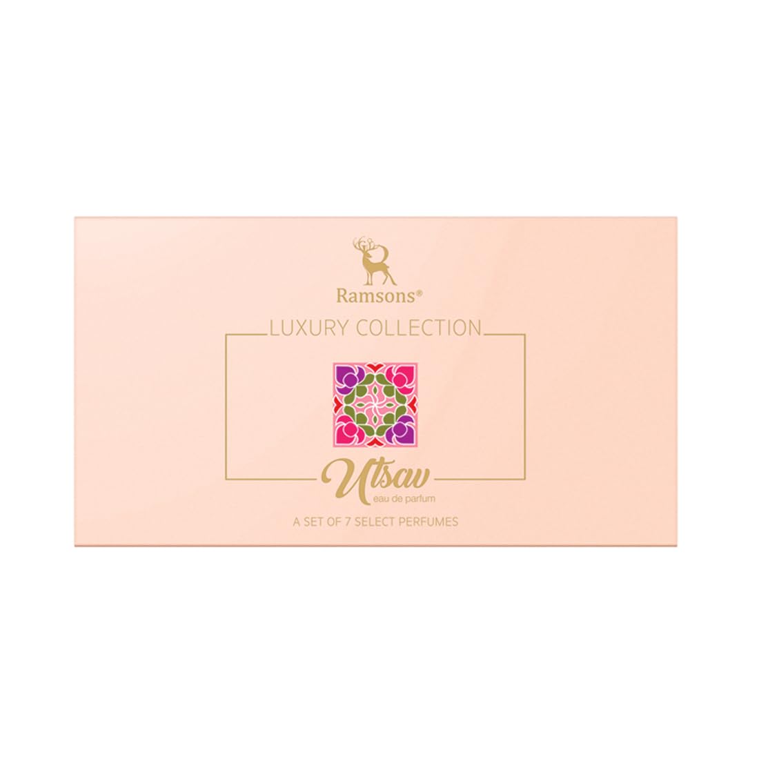 Ramsons UTSAV LUXURY Collection Eau de Parfum Set - 7 x 10ml Perfume Vials (Exotica, Exotica Gold, Secret Code, Montesa, Stud, Sandy Shore, Secret Angel) | Long-Lasting Fragrance Gift Set for Women & Men | Perfect for Daily Wear, Special Occasions & Travel