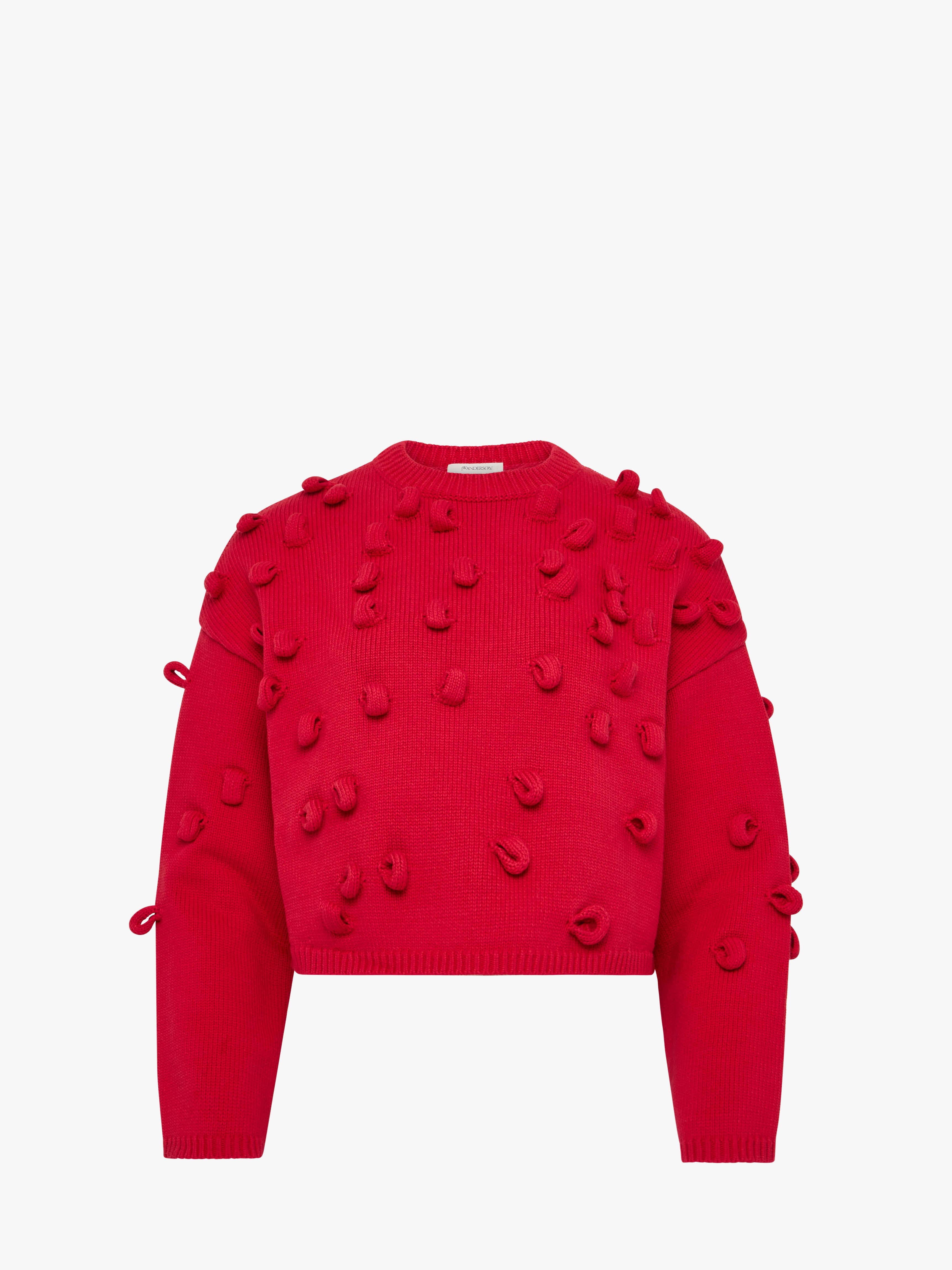 Cropped Loop Jumper - Stylish & Comfortable Women's Sweater for Casual Wear & Layering | Perfect for Fall & Winter Outfits