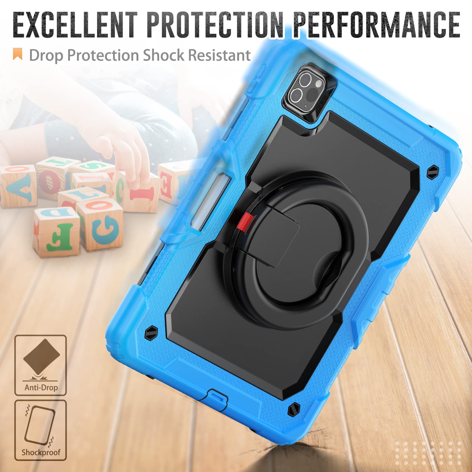 **Shockproof Heavy Duty Case for iPad Air 5/Air 4 10.9