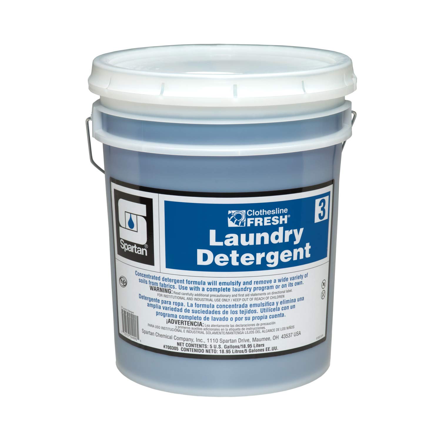 Clothesline Fresh Laundry Detergent - 3-5 Gallon Eco-Friendly Liquid Detergent for All Fabrics | Perfect for Large Families, Laundromats & Commercial Use