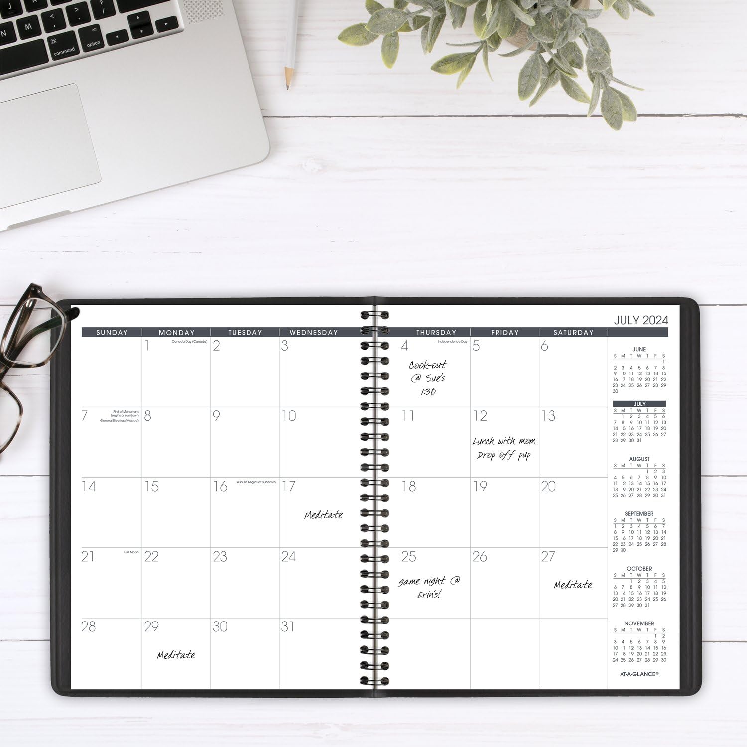 AT-A-GLANCE 2024-2025 Academic Monthly Planner - 7