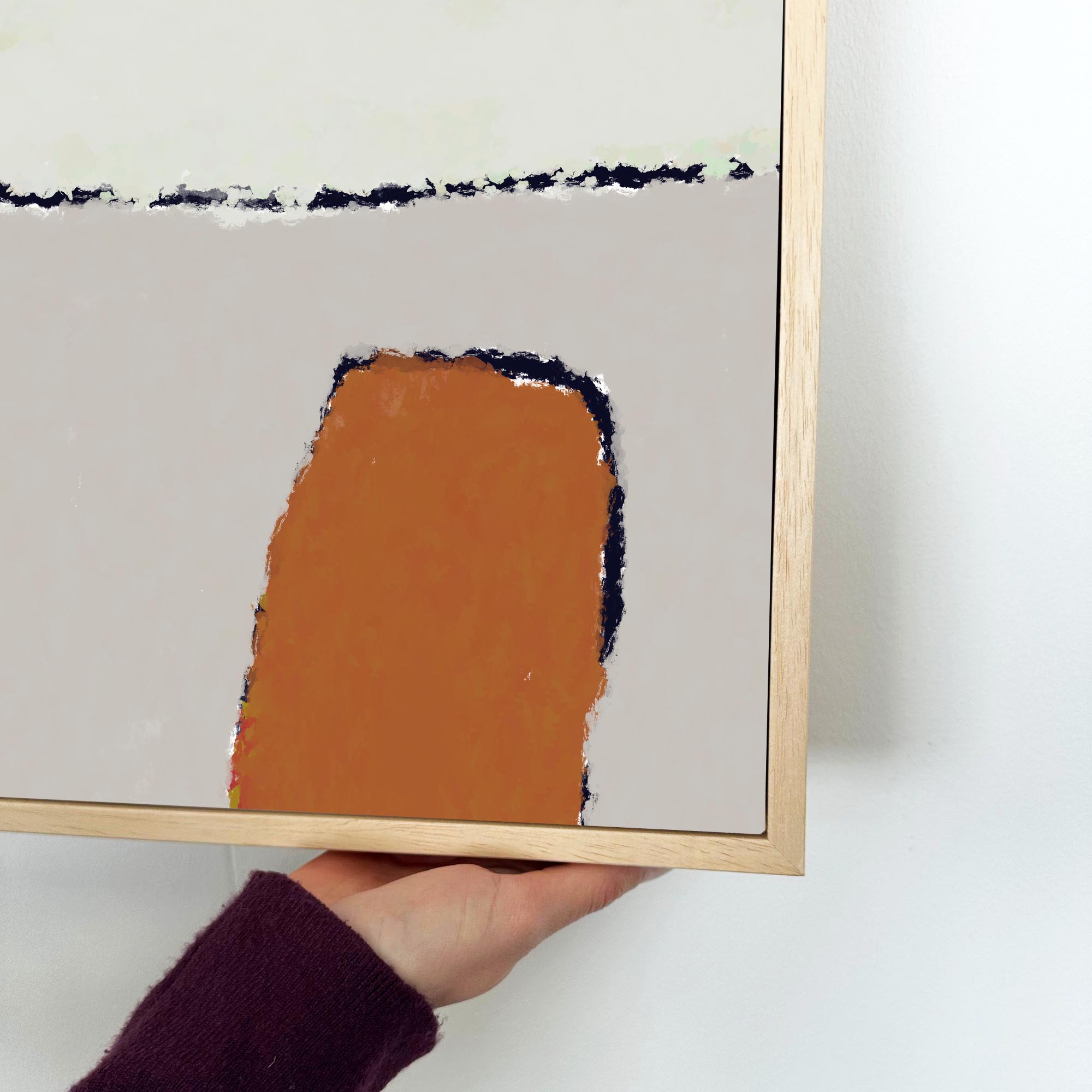 Unfolded Framed Canvas Wall Art - Premium Gallery Wrapped Ready to Hang - Perfect for Living Room, Bedroom & Office Decor