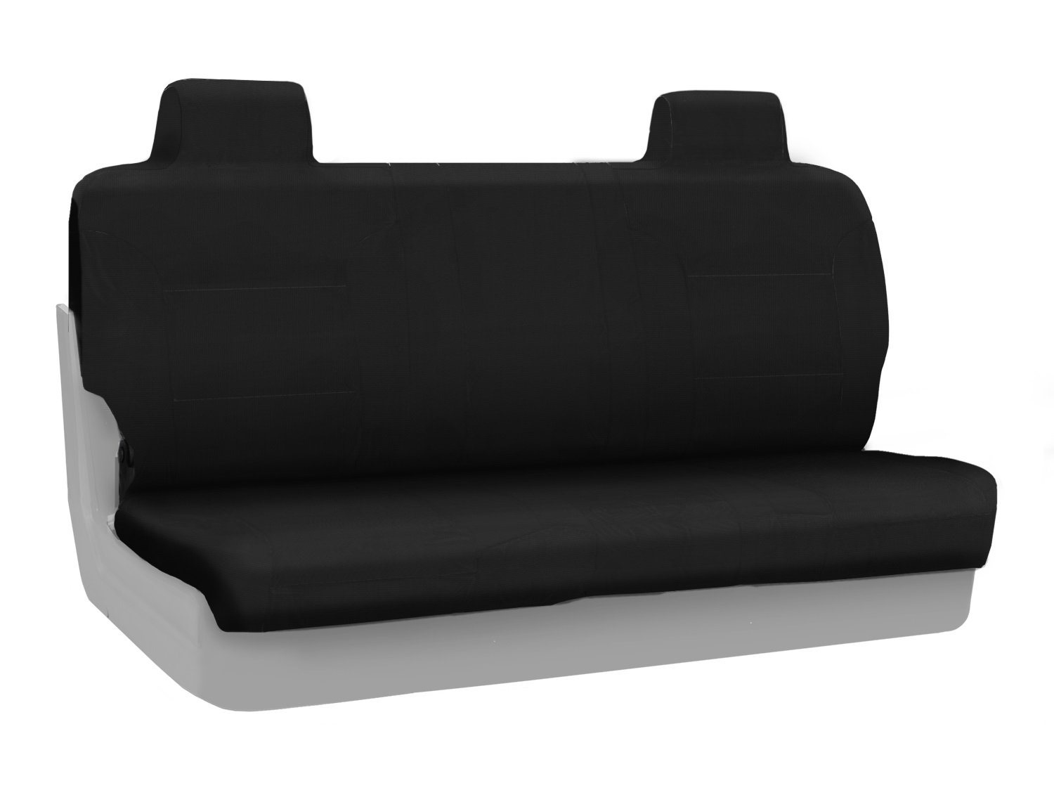 Coverking Custom Fit Front Solid Bench Seat Cover for Toyota Tacoma 2005-2023 | Ballistic Fabric Black | Waterproof & Durable Protection for Work Trucks & Off-Road Adventures