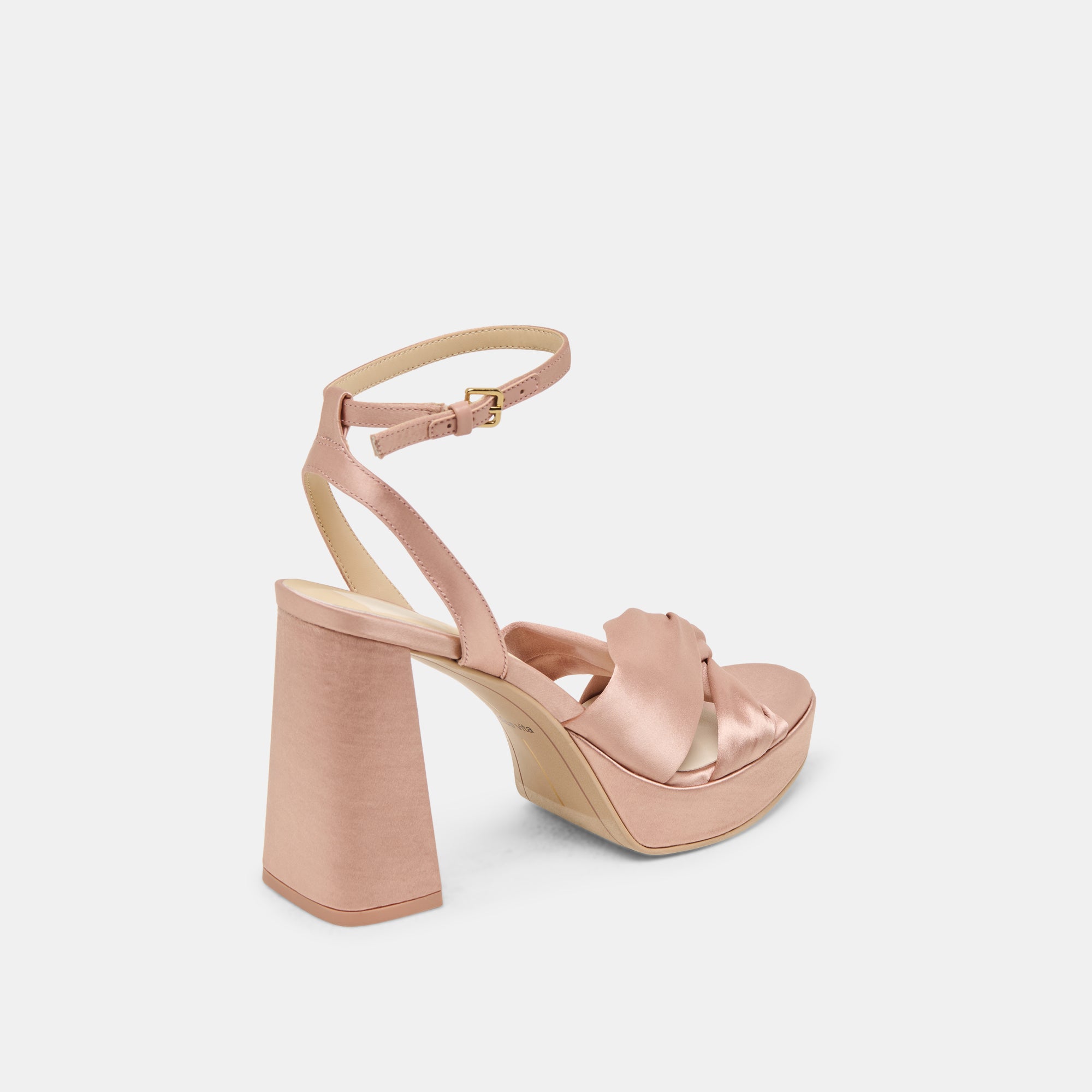 PARLO Women's Blush Satin High Heels - Elegant Pointed Toe Pumps for Weddings, Parties & Evening Events