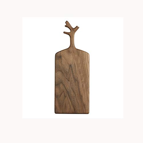 Premium SHUUY Staghorn Black Walnut Cutting Board - Handmade Solid Wood Chopping Block for Kitchen, Bread, Meat & Cheese - Perfect for Cooking, Baking & Serving - Durable & Stylish Kitchen Essential