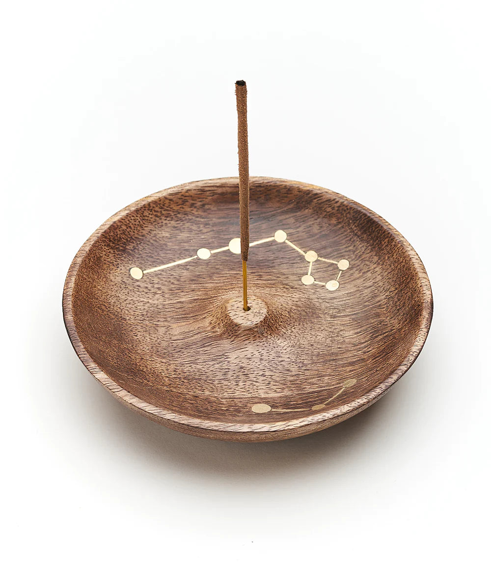 Celestial Wheel Wooden Incense Holder - Handmade Aromatherapy Burner for Meditation, Yoga & Home Decor | Natural Wood Incense Stick Stand for Relaxation & Spiritual Rituals