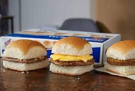 White Castle Grilled Onion Hamburgers - 100% Beef Sliders with 13g Protein per Serving - 2 Pack (25.28 oz Each) - Ready-to-Eat Gourmet Burgers for Quick Meals, Parties & Game Day Snacks