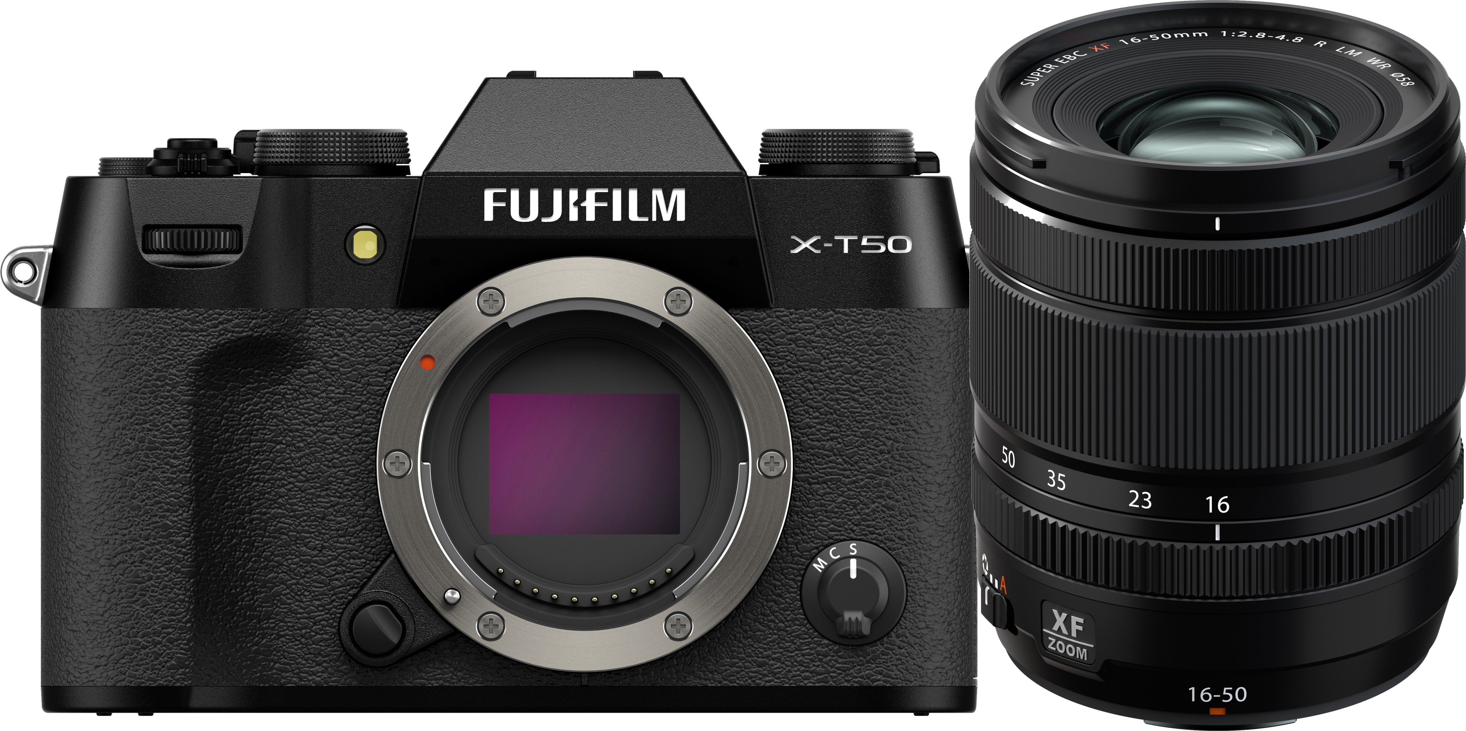 Fujifilm X-T50 Mirrorless Digital Camera with XF 16-50mm f/2.8-4.8 Lens Kit (Black) - Professional Photography, Travel & Vlogging - 4K Video, WiFi & Bluetooth Connectivity