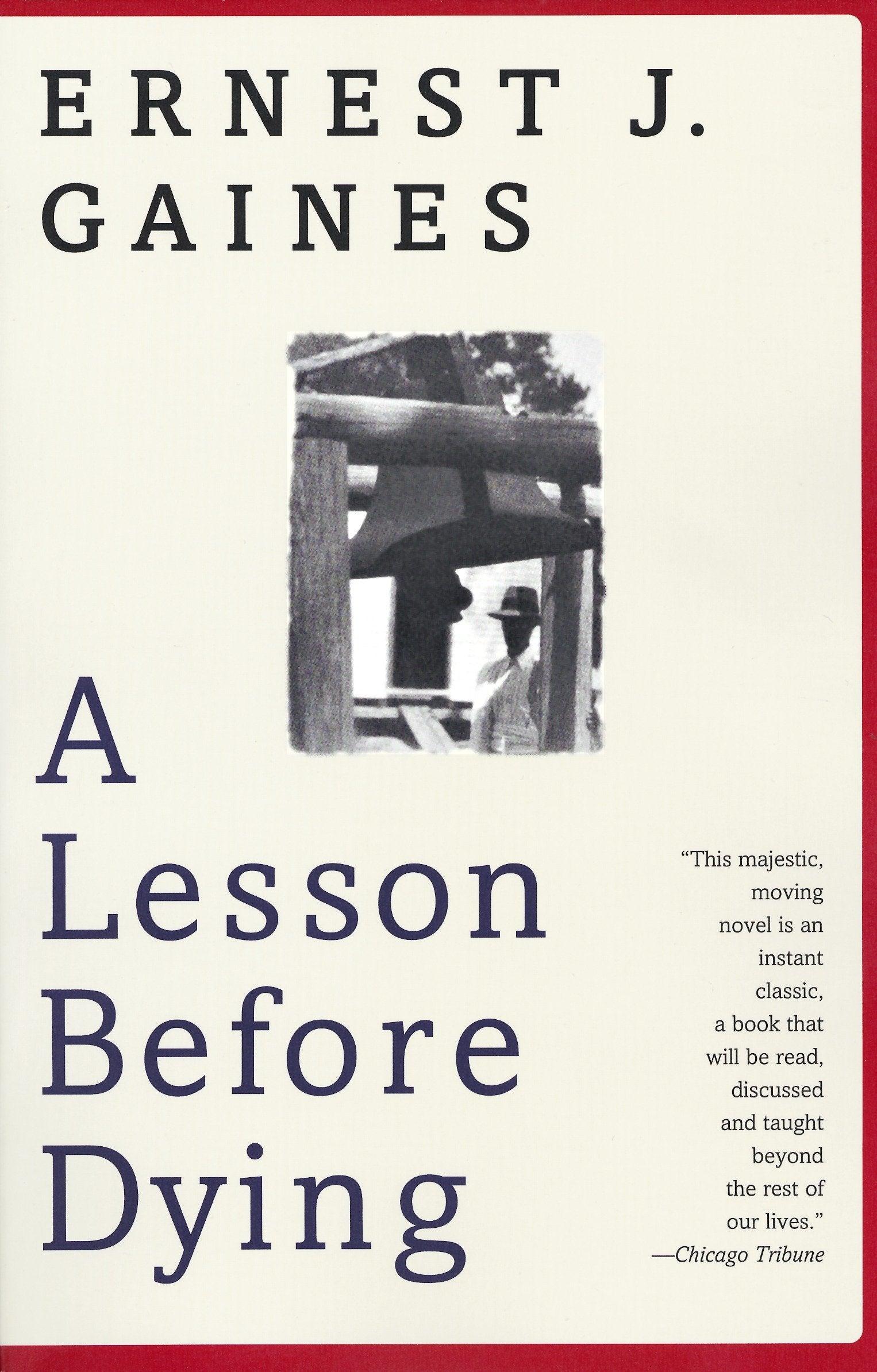 A Lesson Before Dying by Ernest J. Gaines - Powerful Novel About Racial Injustice & Redemption - Perfect for Book Clubs & Literature Studies