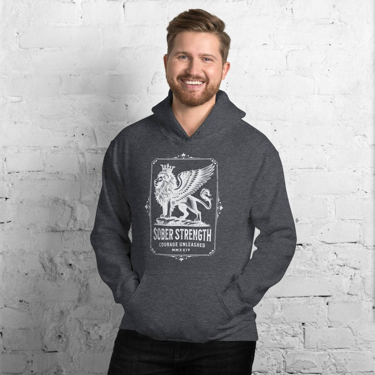 Sobriety Strength Unisex Hoodie - Comfortable & Stylish Pullover for Men & Women - Perfect for Recovery, Workouts, and Casual Wear
