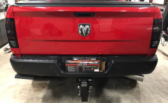 Dodge RAM 1500 Classic Body 2009-2024 LED Tail Lights - Red Lens OLED Replacement for OEM Halogen - Perfect for Night Driving & Enhanced Visibility