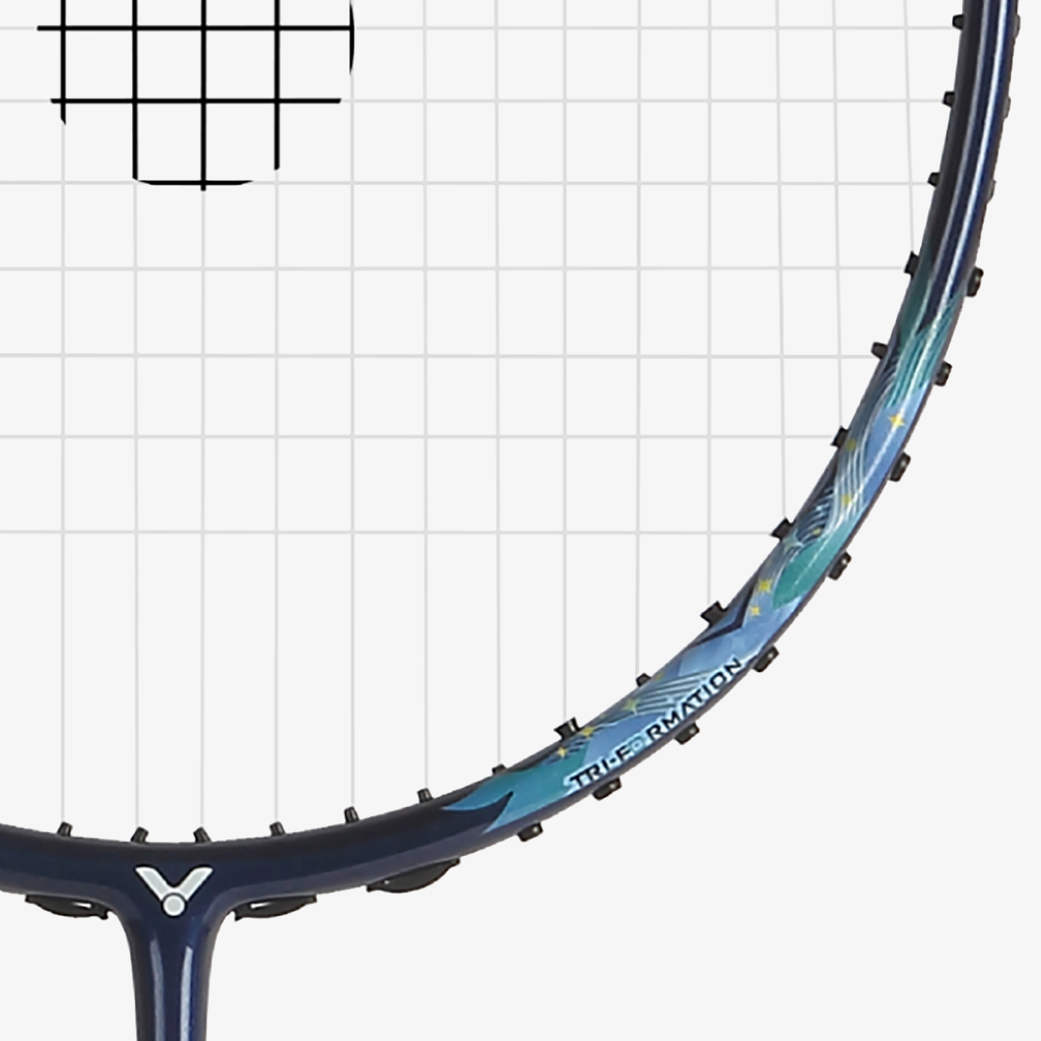 Victor Thruster K Merak TK MERAK B Badminton Racket (Starlight Blue) - Professional Carbon Fiber Shuttlecock Racket for Advanced Players - Perfect for Tournaments & Training Sessions