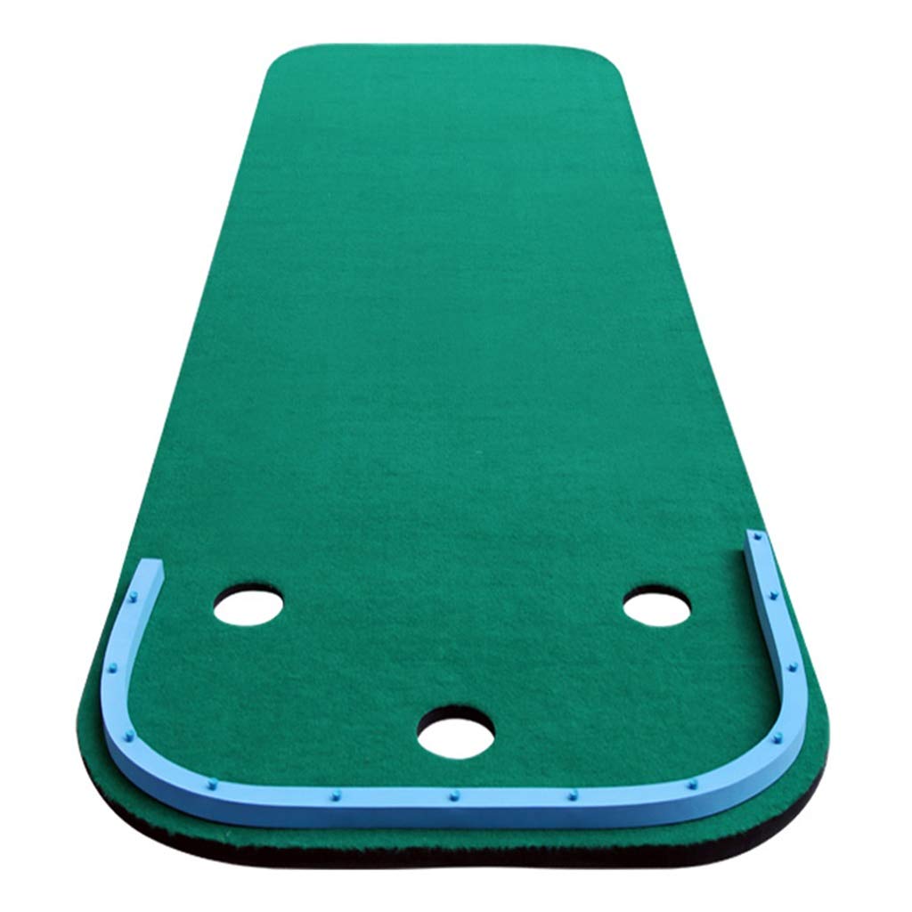 Portable Golf Putting Green Mat - 10CM Hole for Indoor & Outdoor Practice | All-Weather Family Training Aid for Backyard, Office, or Travel