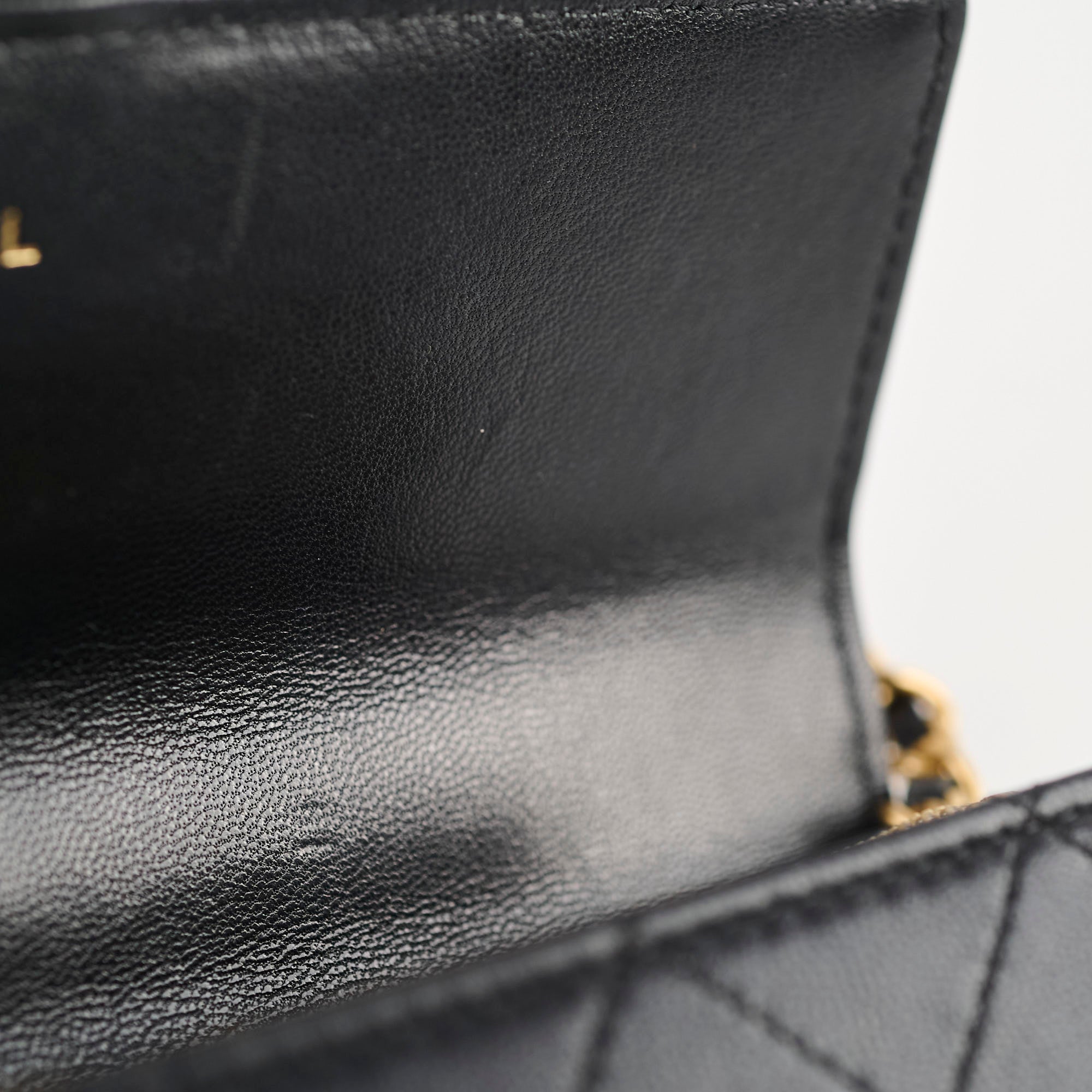 Chanel Black Pearl Wallet On Chain - Luxury Crossbody Bag for Women, Perfect for Evening Parties & Special Occasions