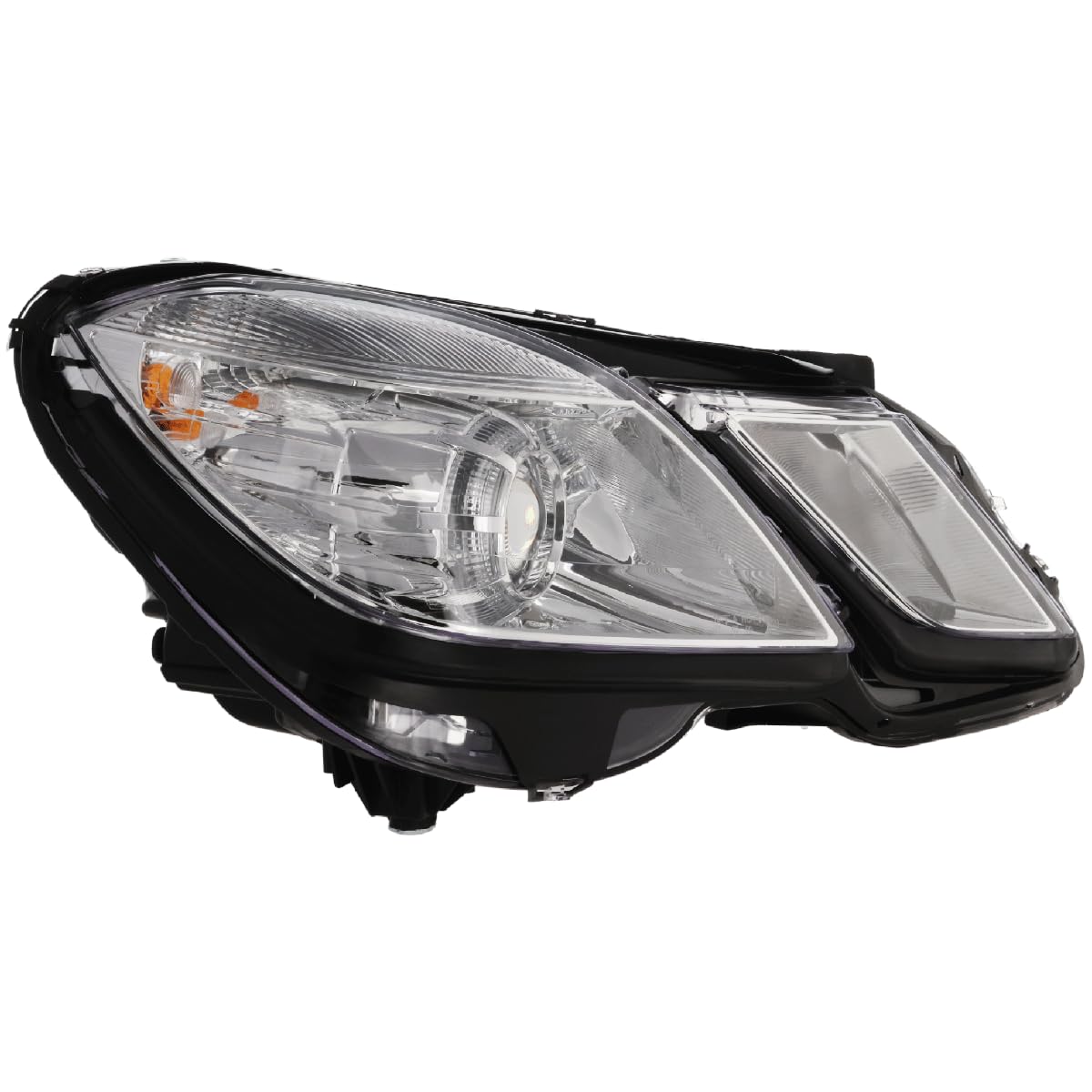 BAP For Mercedes E-Class 10-13 Right Headlight Assembly - Halogen Headlamp Replacement (Sedan/Wagon) Without Cornering Lamps | CAPA Certified | Perfect for Night Driving & Vehicle Restoration