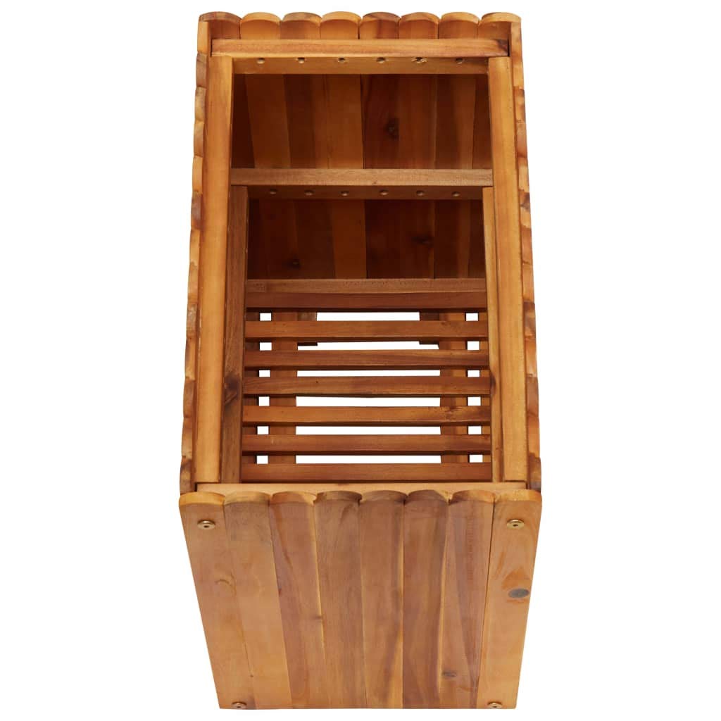 Elevated Wooden Raised Garden Bed Planter Box - Outdoor Gardening Kit for Growing Flowers, Vegetables & Herbs - Perfect for Backyards, Patios & Small Space Gardening