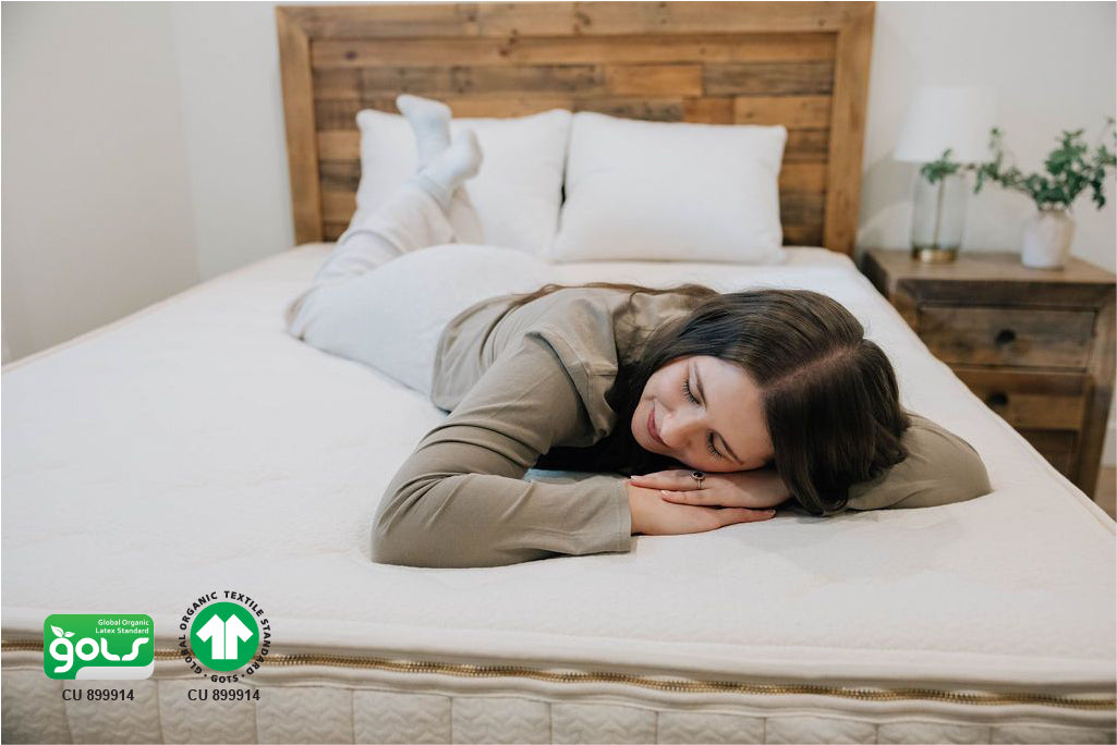 Organic ZipPure Luxe Mattress - Premium Comfort for Restful Sleep, Eco-Friendly & Hypoallergenic - Perfect for Bedrooms, Guest Rooms & Eco-Conscious Homes