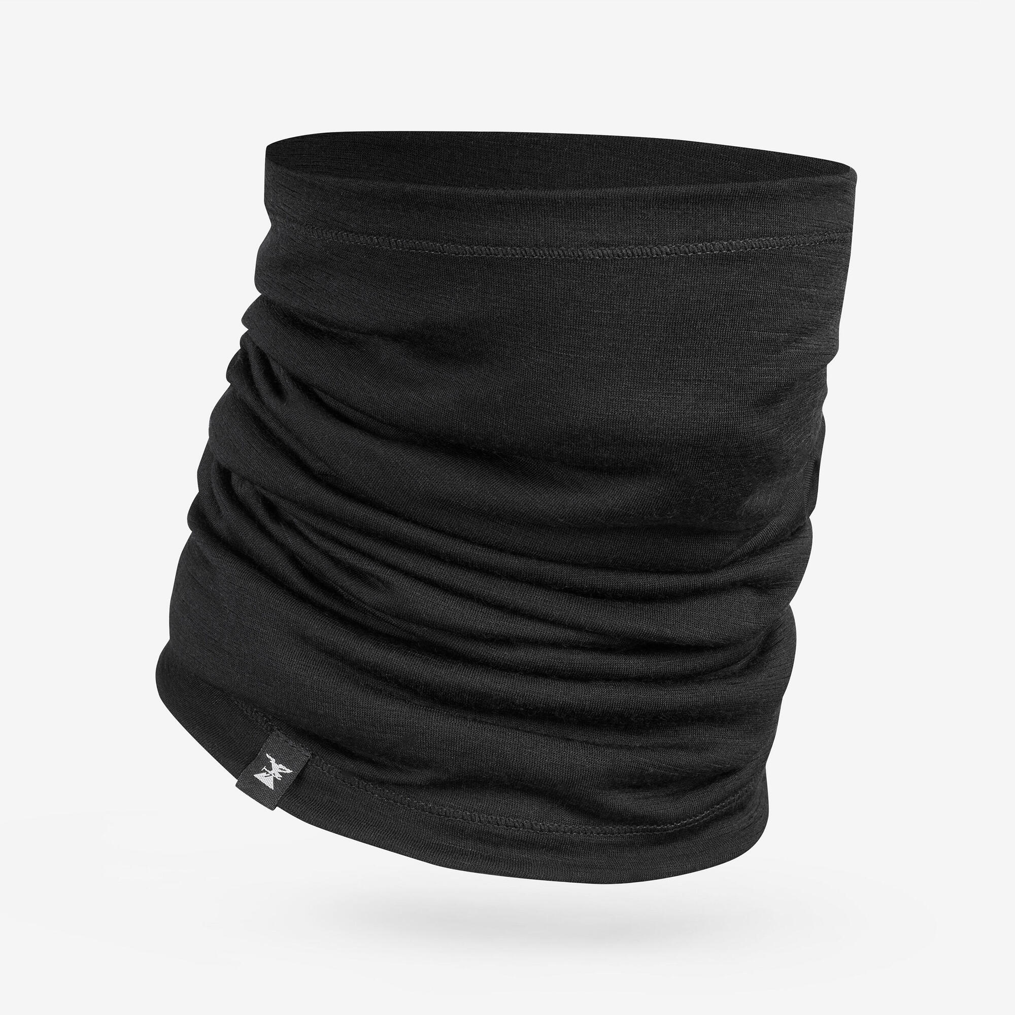 Simond Trek 500 Merino Wool Neck Gaiter - Multi-Position Hiking & Outdoor Face Mask for Cold Weather, Cycling, Skiing & Snowboarding Protection