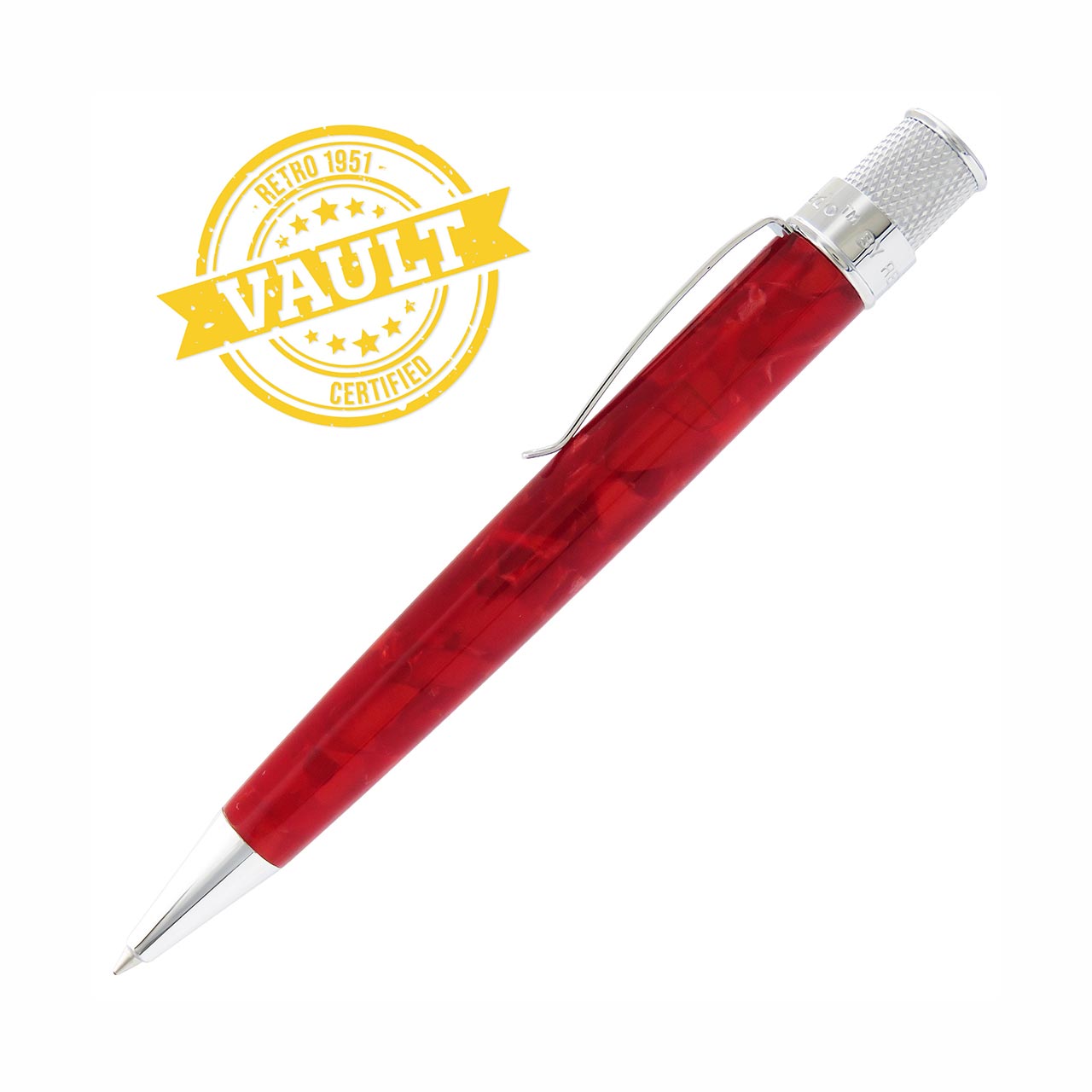 Retro 51 Vault Acrylics Rollerball Pen - Premium Writing Instrument for Smooth Ink Flow, Gift for Professionals & Students, Perfect for Office, Journaling & Note Taking