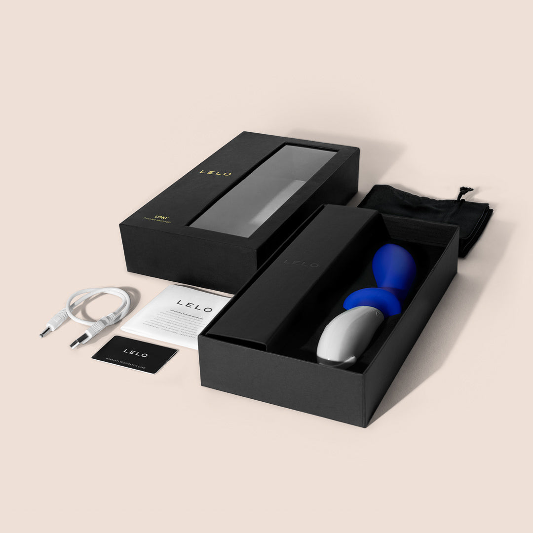 LELO LOKI Rechargeable Prostate Massager - Powerful Silicone Vibrator for Men's Pleasure & Wellness | Perfect for Solo Play, Couples Intimacy & Stress Relief
