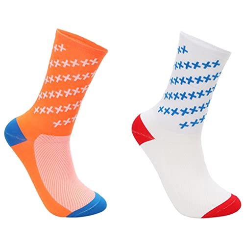 Orange & White