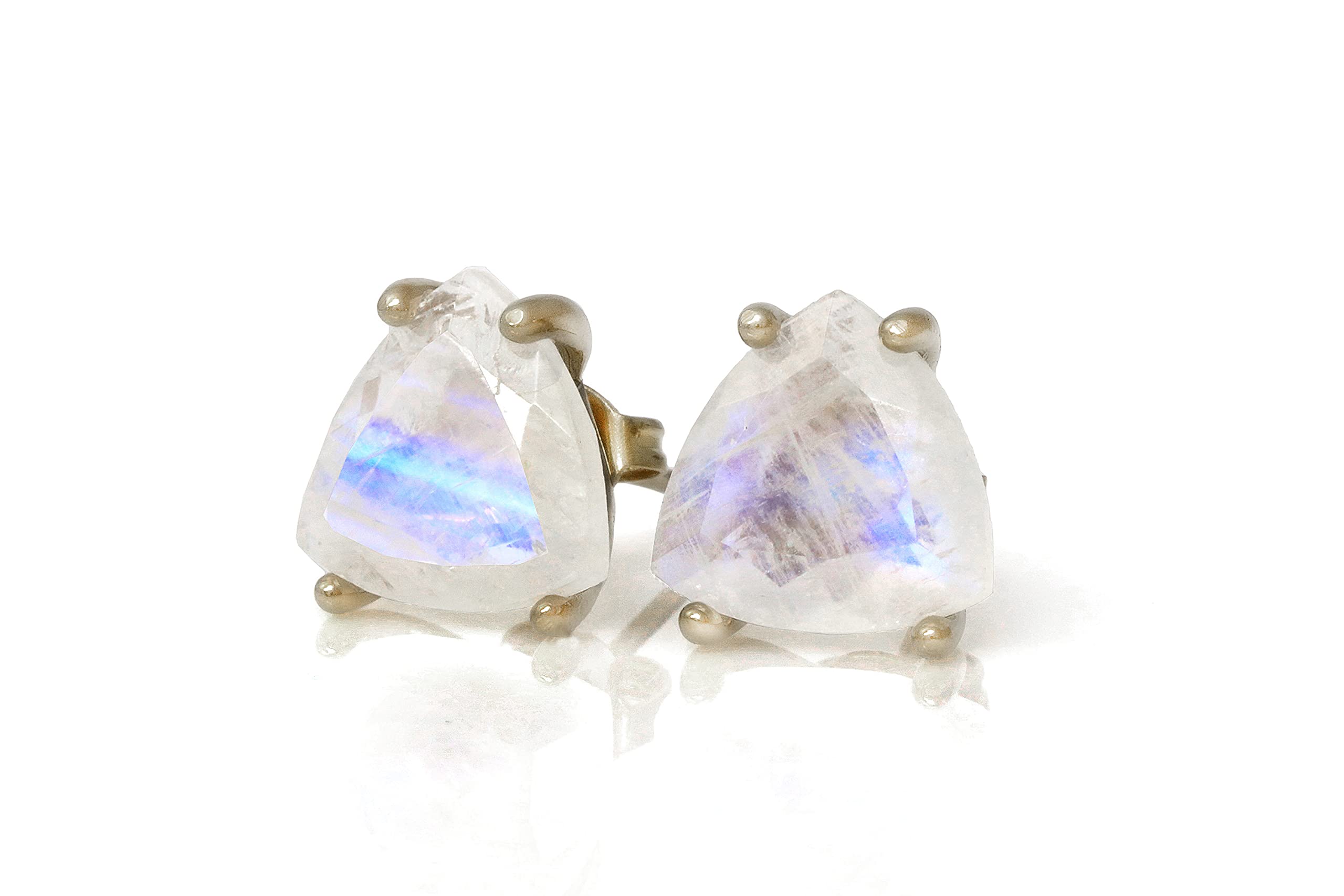 Moonstone Earrings Sterling Silver - Handmade Jewelry for Women - Gifts & Fashion