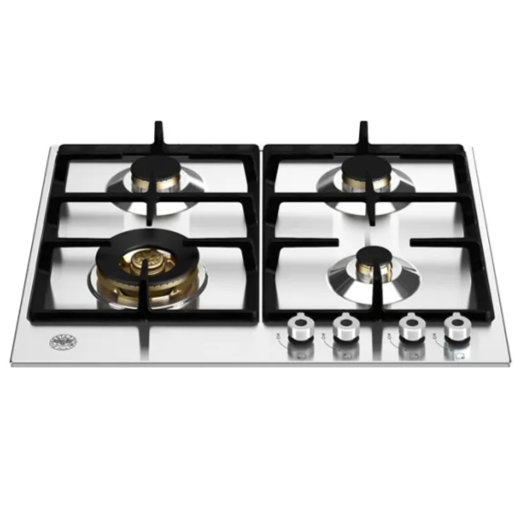 P604LPRO 60CM 4 Burner Gas Hob Stove - High Efficiency Stainless Steel Cooktop for Home Kitchen, Outdoor Camping & BBQ Cooking