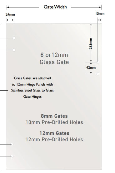Premium Standard Glass Pool Gate Latches - Heavy Duty Safety Latch for In-Ground & Above Ground Pools - Secure Pool Fence Gate Lock for Child & Pet Safety (Perfect for Backyard, Residential & Commercial Pools)