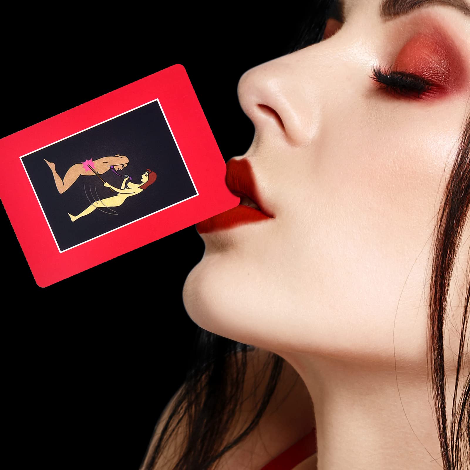 50 Sex Position Cards - Erotic Bondage Game for Couples, Adventurous Playing Cards for Spicing Up Your Bedroom - Perfect for Couples, Lovers & Adult Games Night