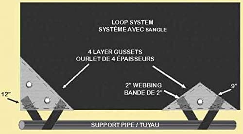 Heavy Duty Waterproof Hay Tarp 25' x 33' - 12 Mil Poly Tarpaulin Cover with Brass Grommets | Silver & Black Multipurpose Tarp for Agriculture, Camping, Weather Protection & Outdoor Use