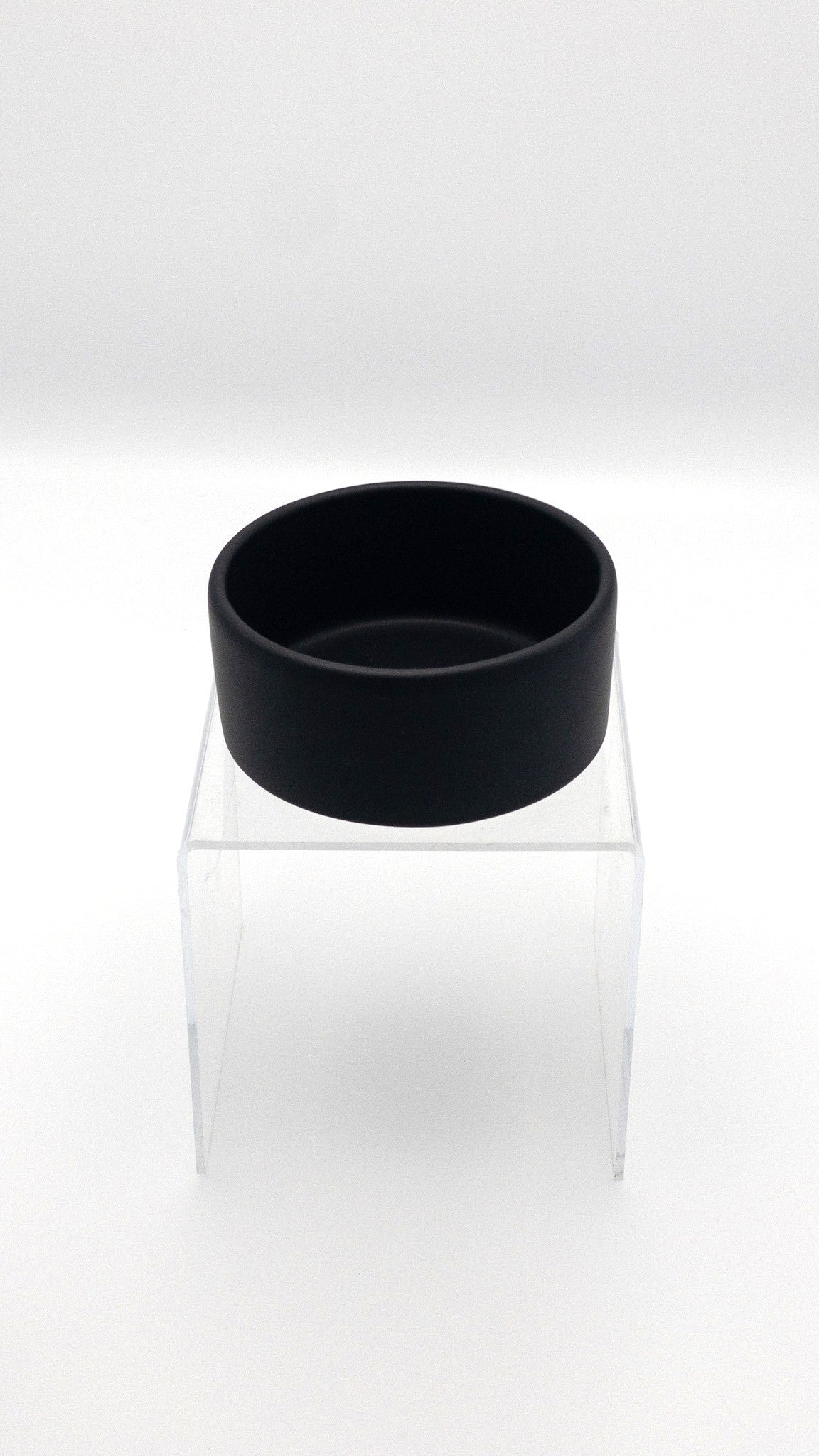 Modern Small Bowl Set of 4 - Matte Black Ceramic Bowls for Soup, Salad, Dessert - Perfect for Dining, Entertaining & Kitchen Decor