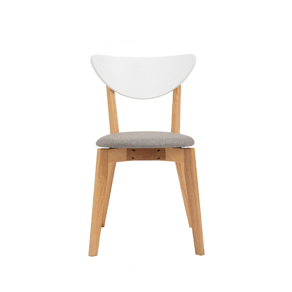 Harper Dining Chair - Modern Wooden Dining Room Chair with Upholstered Seat - Perfect for Kitchen, Dining Room, and Home Office Use